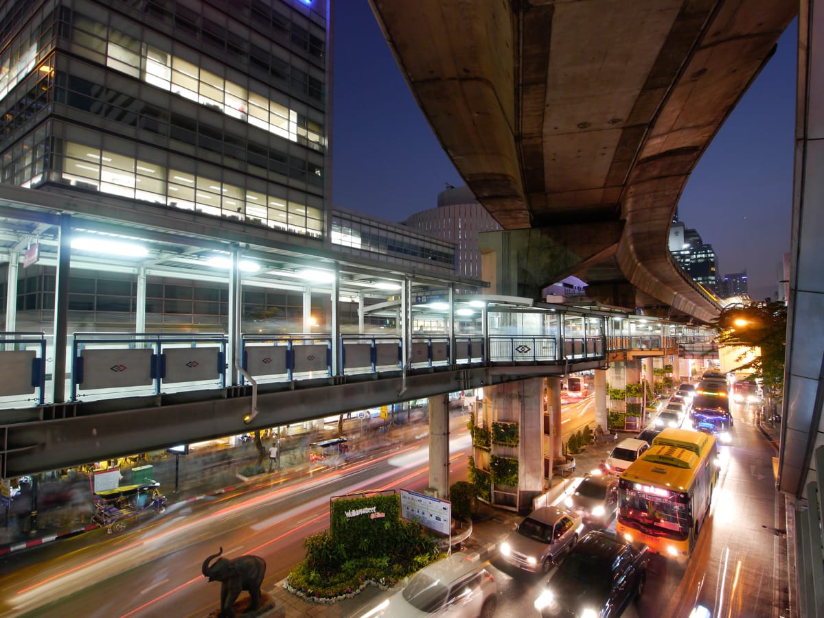 Rush hour at Bangkok's Silom street (Asian Development Bank/Flickr)