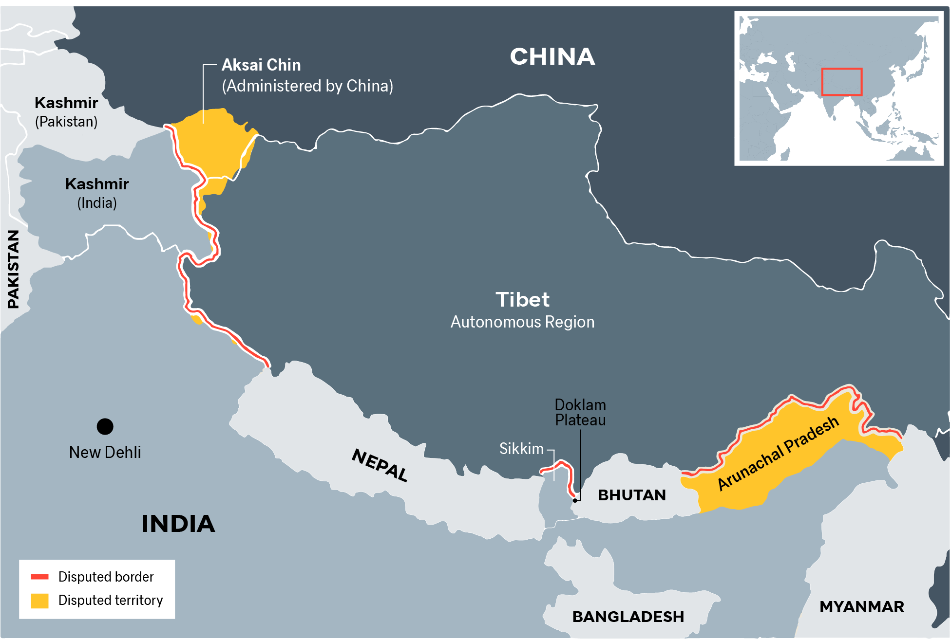 Спорный граница. Спорные территории Китая и Индии. Спорные территории между Китаем и Индией. Территориальный спор между Индией и Китаем. Спорные территории между Китаем и Индией на карте.