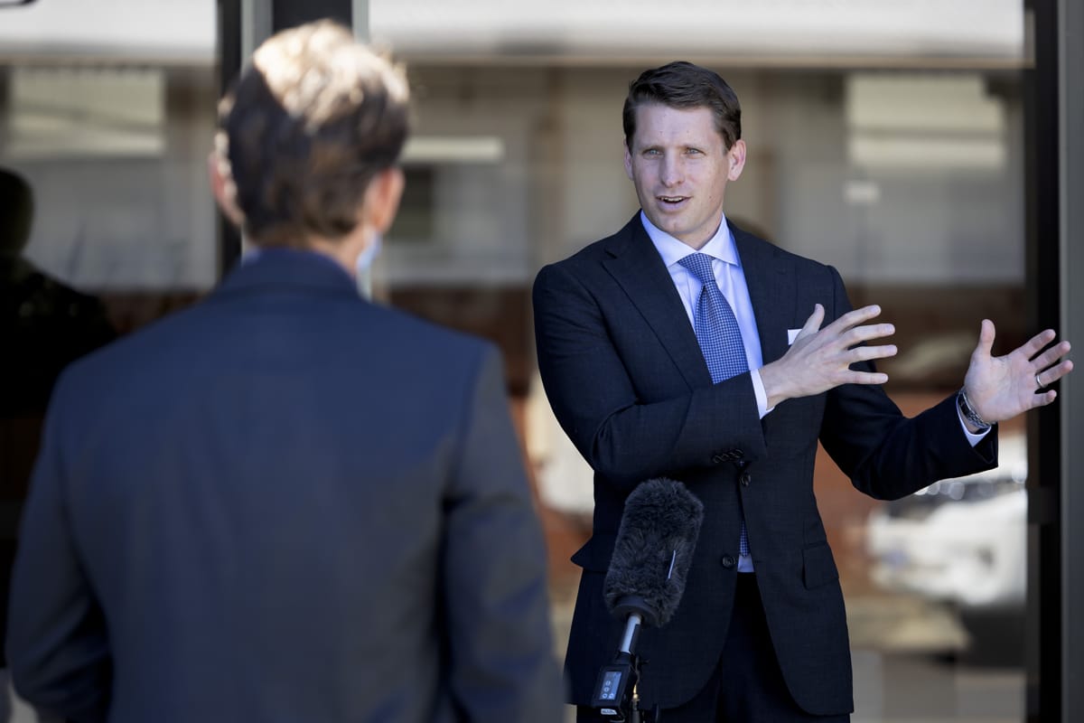 Coalition defence spokesman Andrew Hastie (Craig Walton/Defence Department)