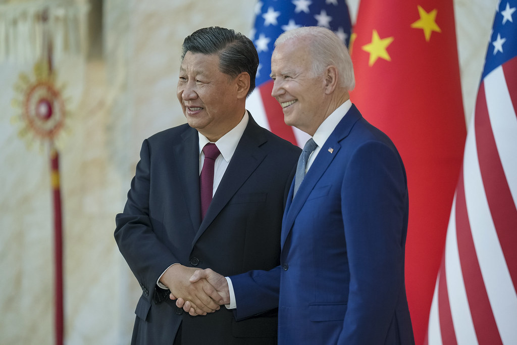 An earlier 2022 meeting between Xi and Biden (Adam Schultz/Official White House Photo)