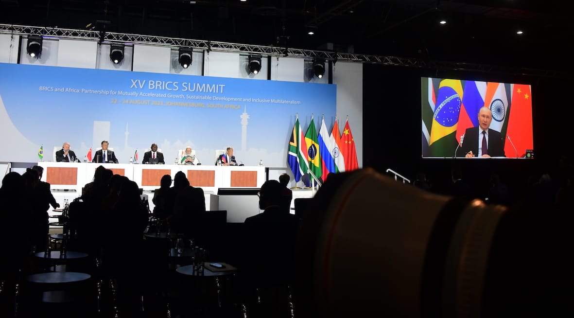 The 2023 BRICS summit in Johannesburg 