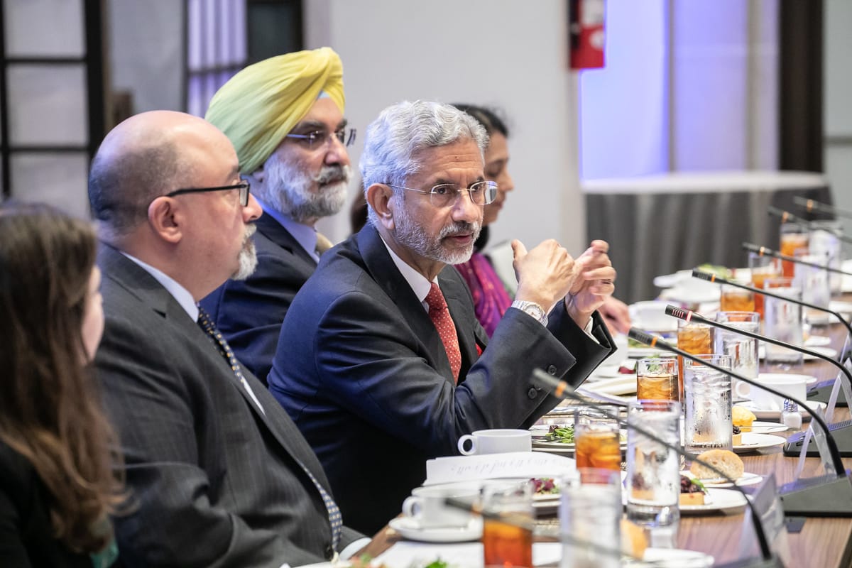 Indian External Affairs Minister S. Jaishankar in Washington DC in March (MEA Photo Gallery)