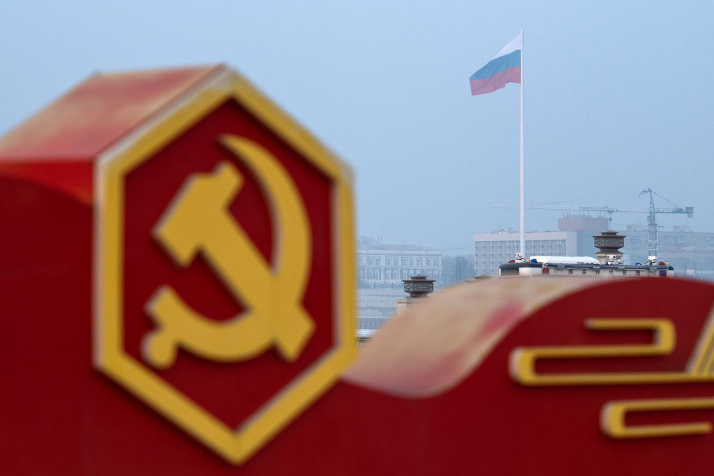 Russia, seen across from the Amur River in Heihe, Heilongjiang province, China (Bloomberg via Getty Images)