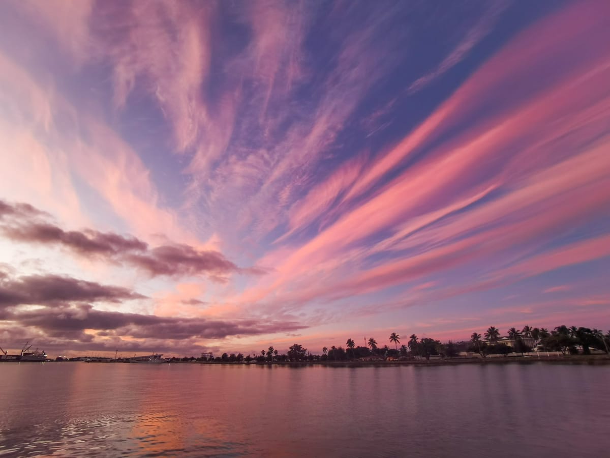 Sunrise in Nuku'alofa, Tonga (Guo Lei/Xinhua via Getty Images)