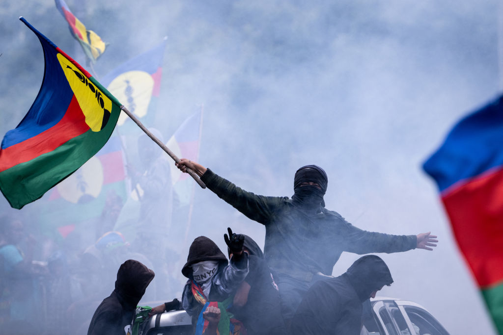 Media reporting on the crisis reinforced the relationship between masculinity and violence and was dominated by visual images of young men engaged in violent acts (Sebastien Bozon/AFP via Getty Images)