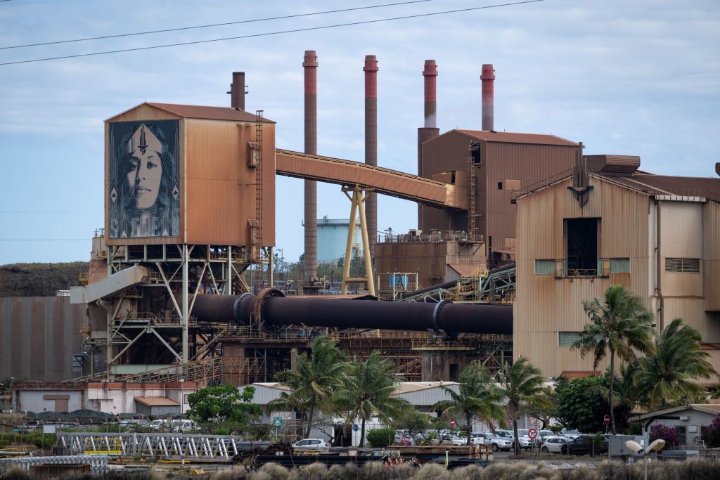 The SNL factory (Societe Le Nickel) in Noumea, New Caledonia (Sebastient Bozon/AFP via Getty Images)