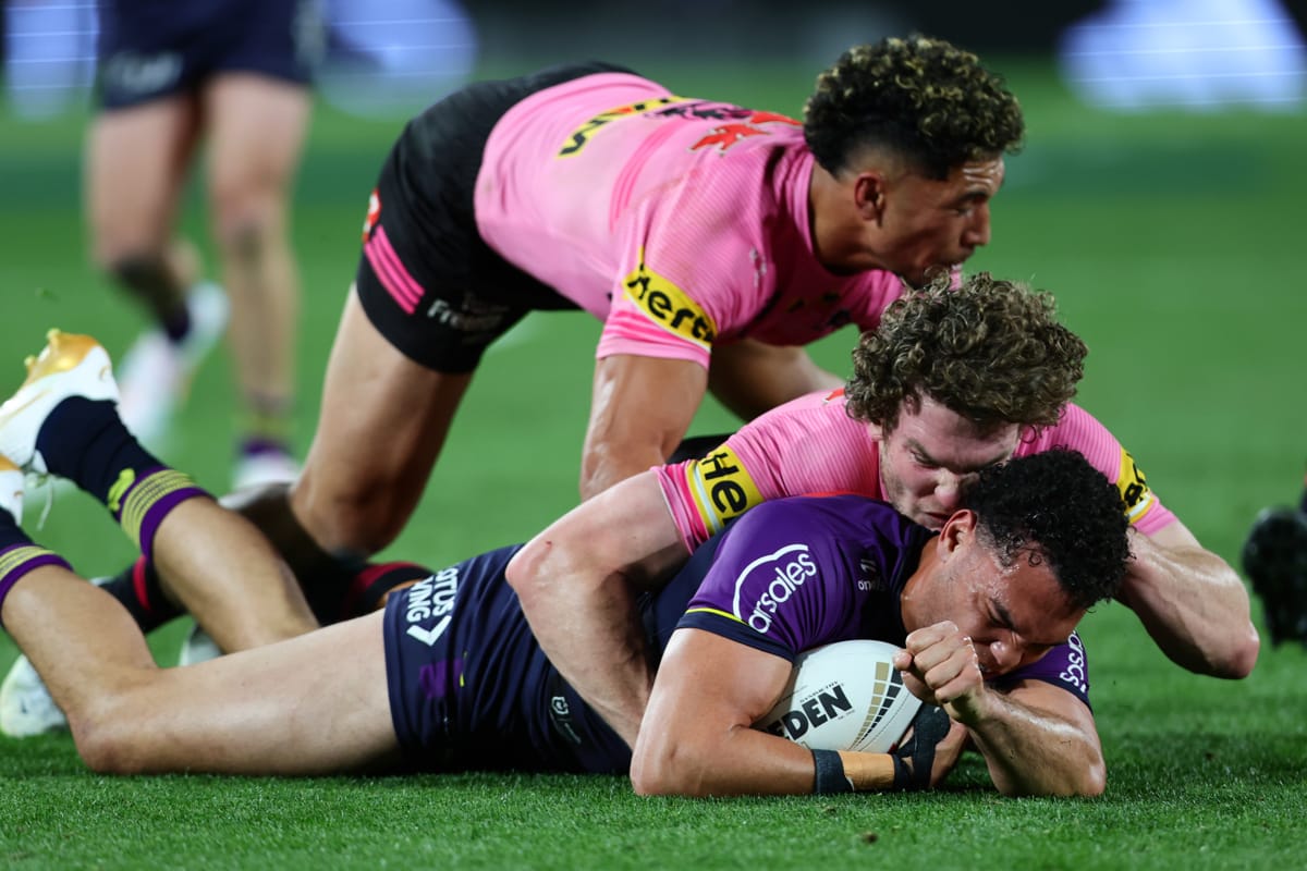 The NRL Grand Final match between Panthers and Storm this month in Sydney, Australia (Pete Dovgan via Getty Images)