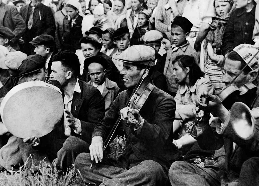 Crimean Tatars at a village festival circa 1943 (ullstein bild via Getty Images)