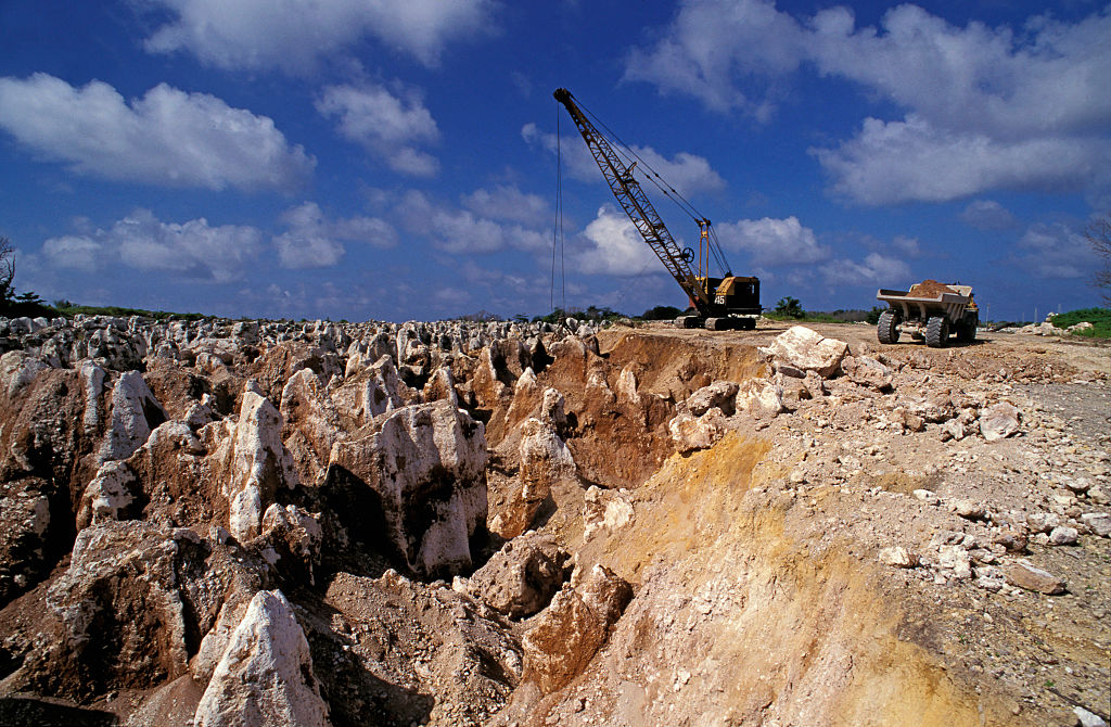 phosphate rock mine