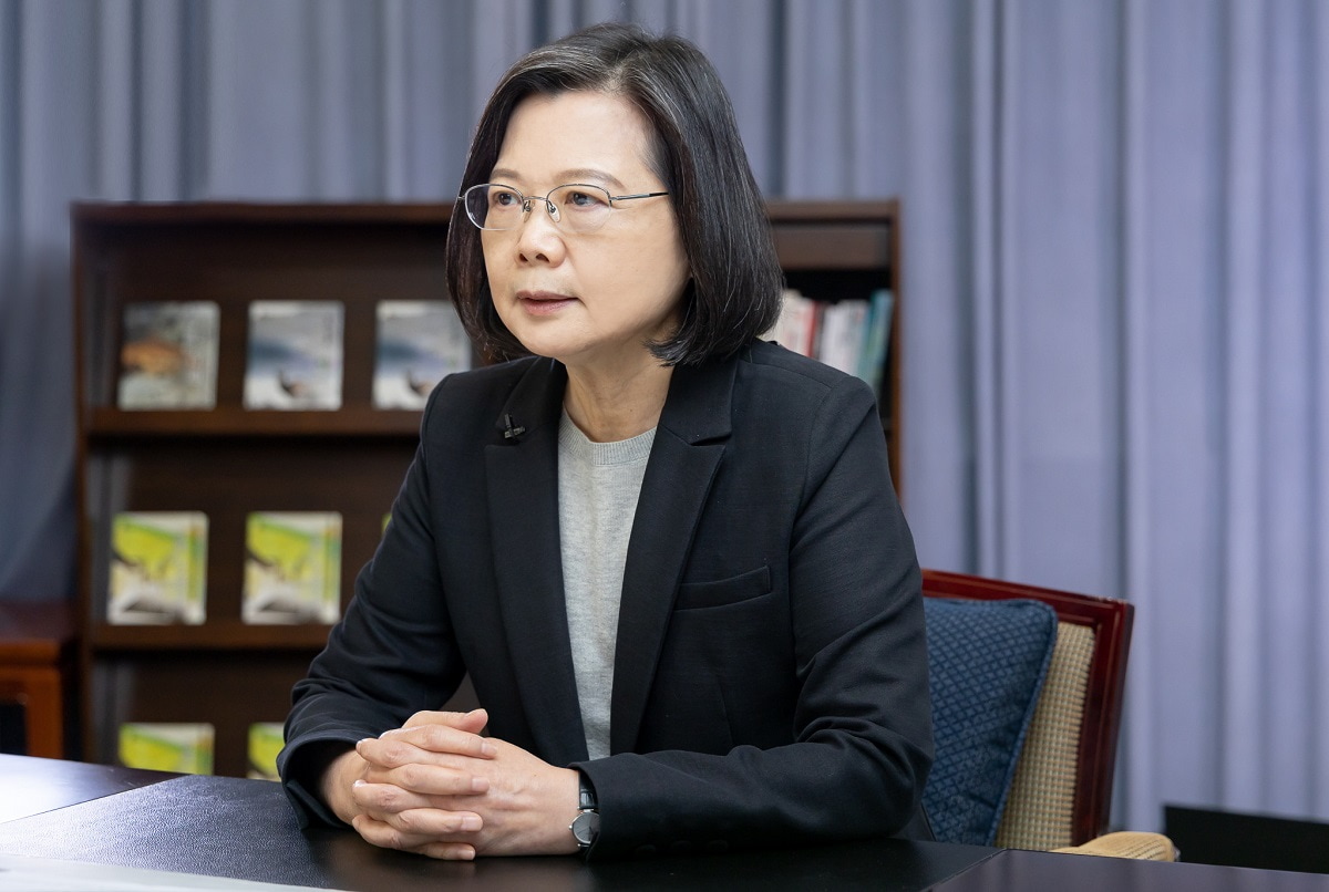 During the 2020 presidential election campaign, China propagated rumours that then president Tsai Ing-wen had faked her doctoral degree (Wang Yu Ching/Office of the President/Wikimedia)