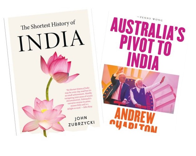 Cover images for two books on India under review