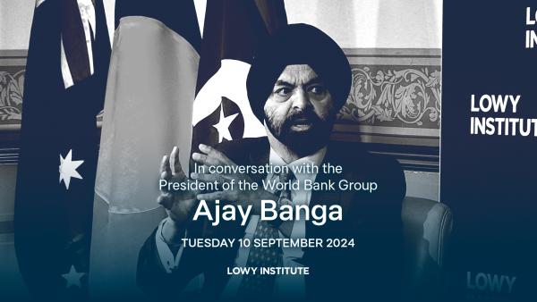 In conversation with the president of the World Bank Group Ajay Banga 