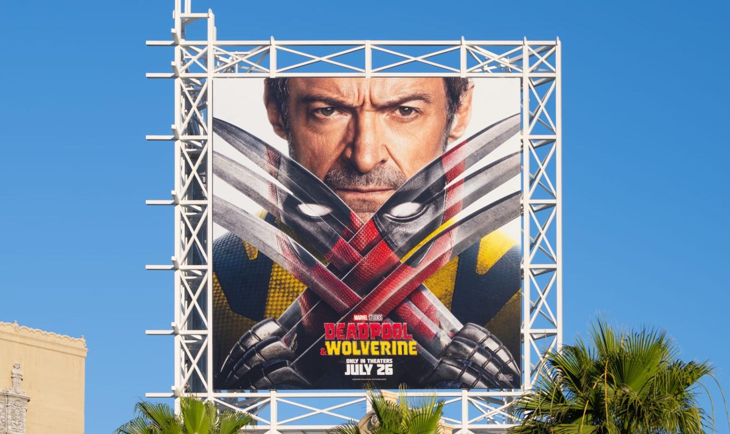 A billboard for Deadpool & Wolverine in Hollywood, California (AaronP/Bauer-Griffin/GC Images)