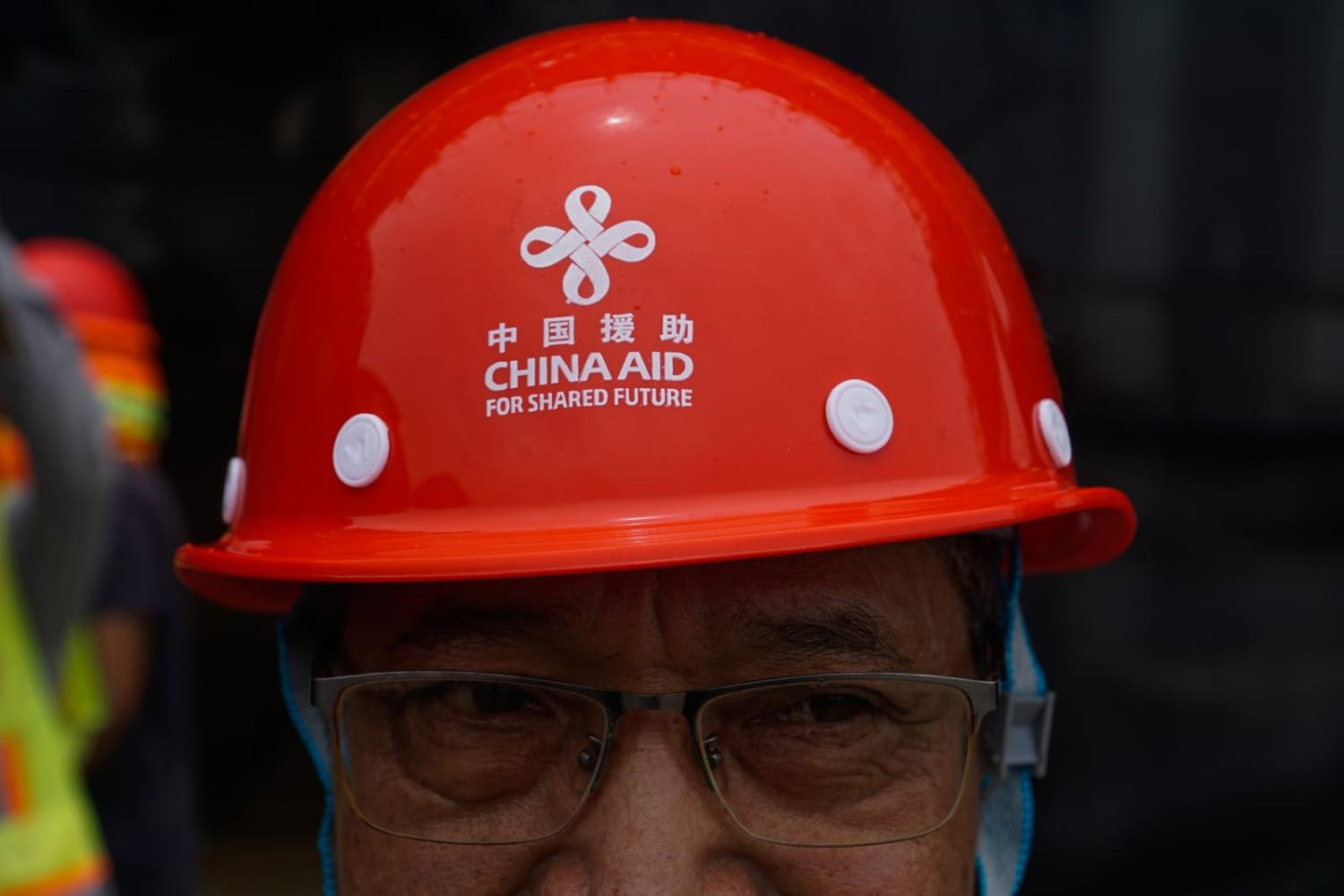 The construction site of a new pier financed by China in La Libertad, El Salvador (APHOTOGRAFIA/Getty Images)