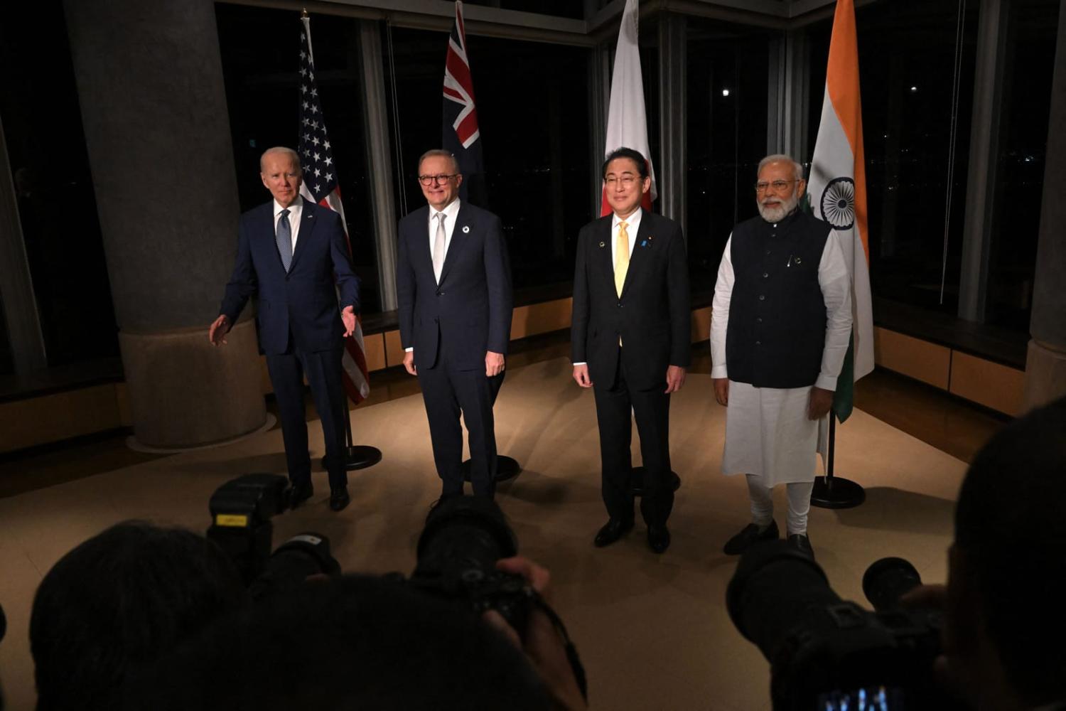 By the time Narendra Modi convenes the next Quad leaders’ meeting as the host in 2025, three new faces could be standing alongside (Kenny Holston via AFP/Getty Images)