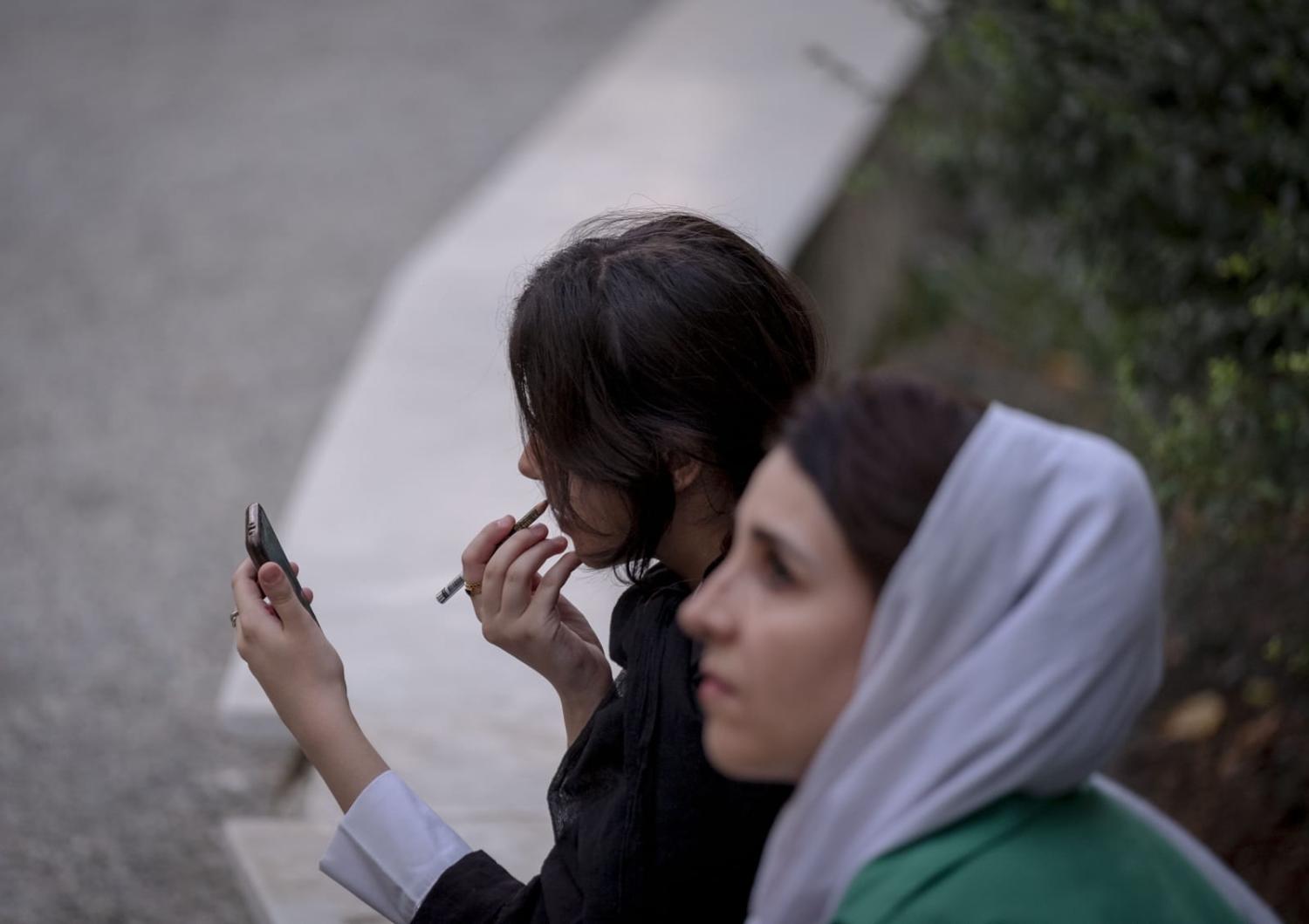 A park in central Tehran, Iran, 15 August 2024 (Morteza Nikoubazl/NurPhoto via Getty Images)