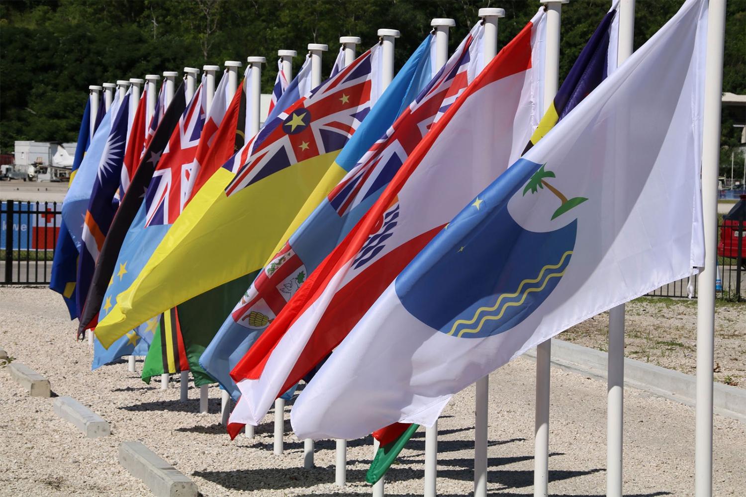 Climate change is the top security issue in Pacific Island countries (Mike Leyral/AFP via Getty Images)