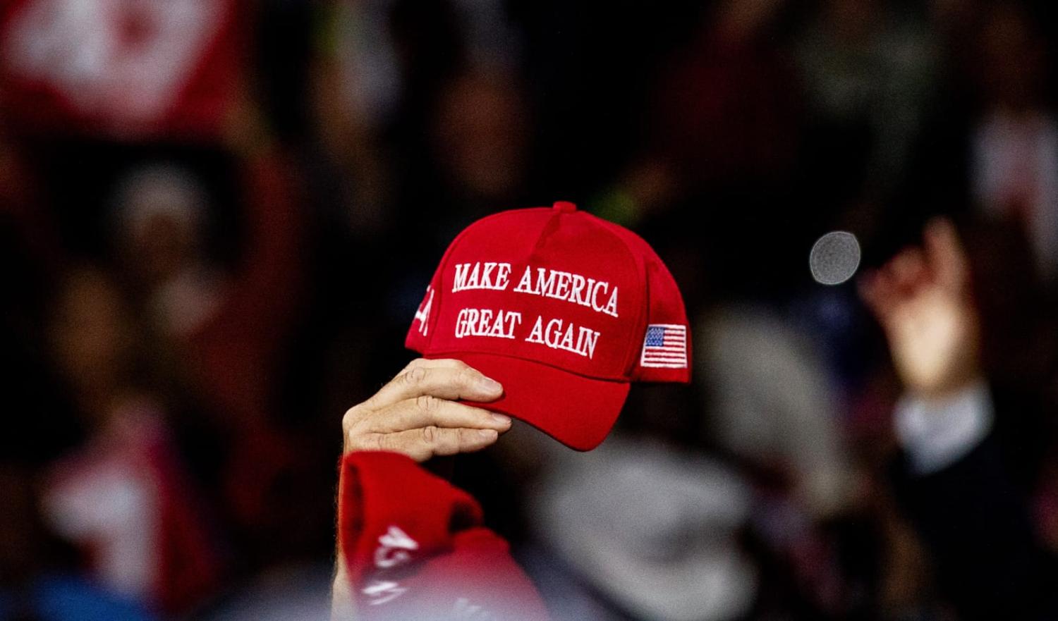 A campaign rally in Flint, Michigan (Emily Elconin/Bloomberg via Getty Images)