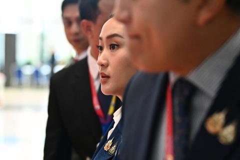 Thai Prime Minister Paetongtarn Shinawatra at the ASEAN summit in Vientiane last month (Nhac Nguyen/AFP via Getty Images)